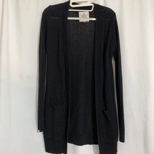 Black cardigan